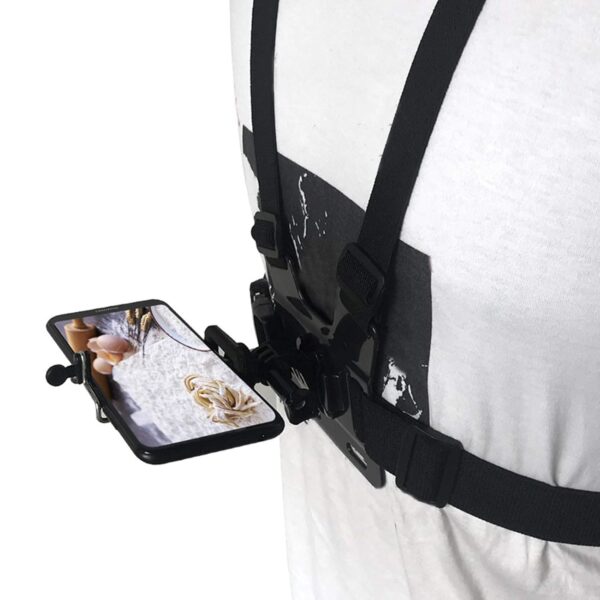 Adjustable Your Hands Chest Strap Fixed Belt Phone Universal Photograph Support Phone Clip Chest Fixed Belt - Image 3