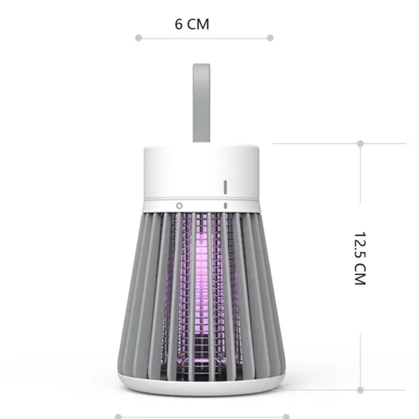 Electric Mosquito Zapper LED Fly Trap and Purple Light Portable Lamp - Image 5