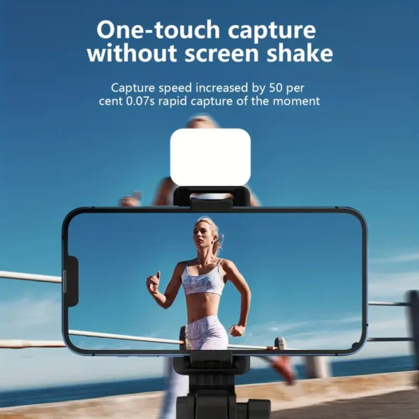 R1s Tripod Stand with Wireless LED Light, Portable Smartphone - Image 4